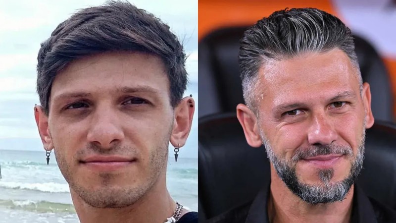 Tras la separación de Evangelina Anderson y Martín Demichelis, los explosivos posteos del hijo extramatrimonial del DT